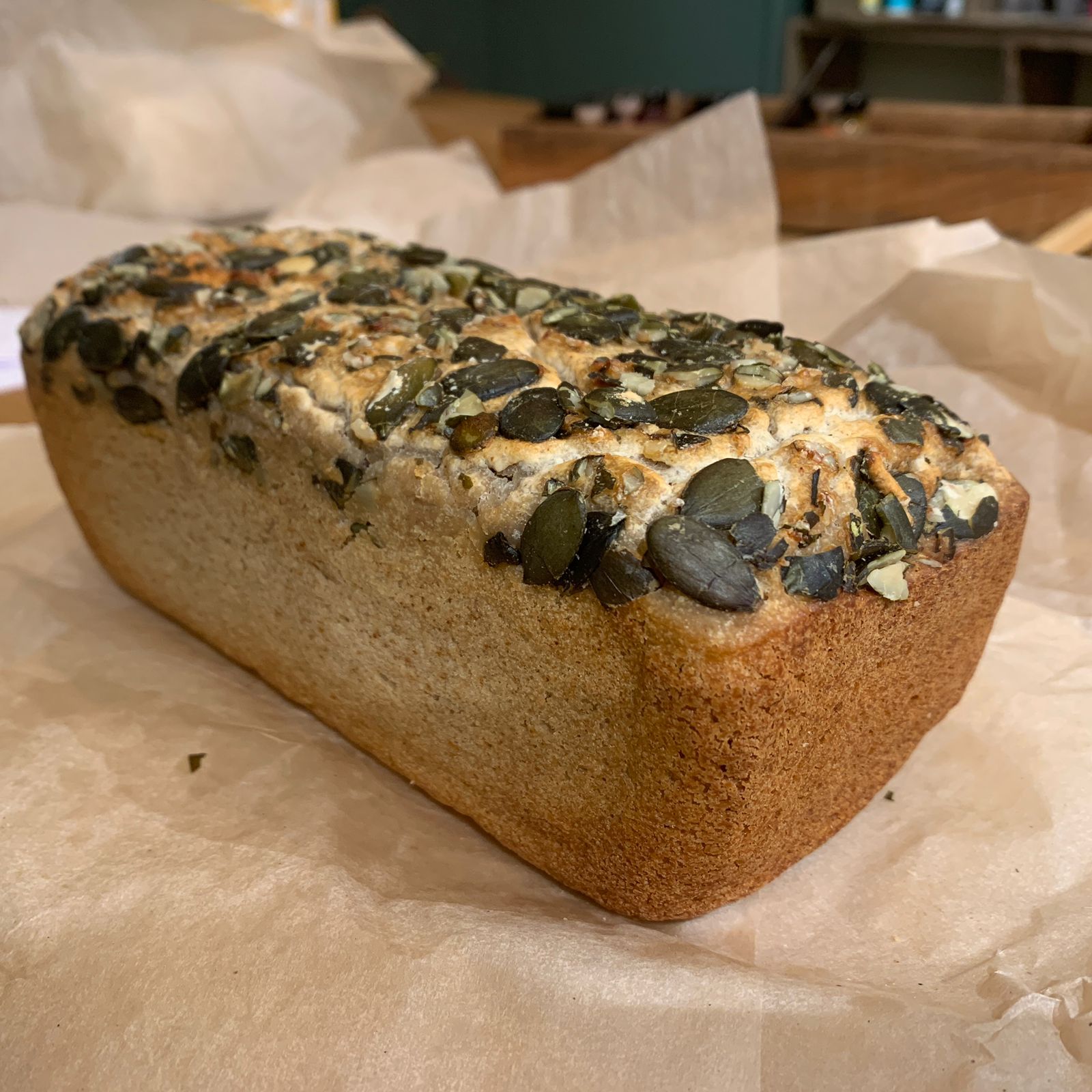 Хлеб из ферментированной зелёной гречки