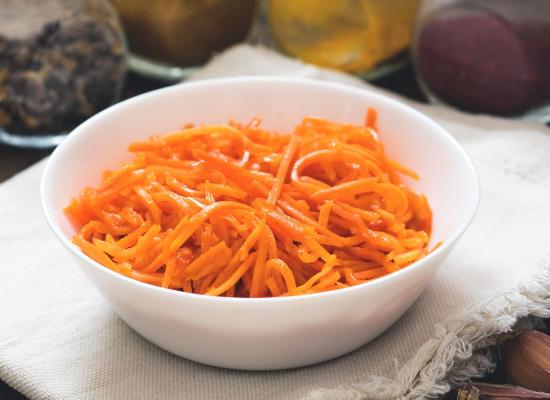 Морковь по-корейски - healthy version!